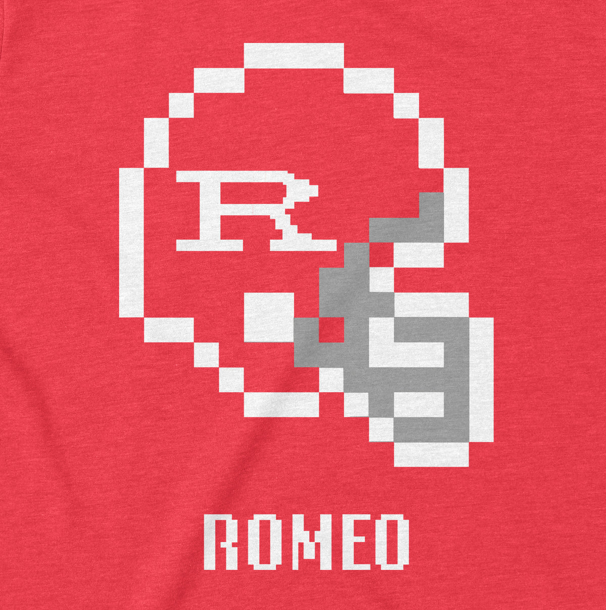 Romeo Football 8 Bit - T-shirt