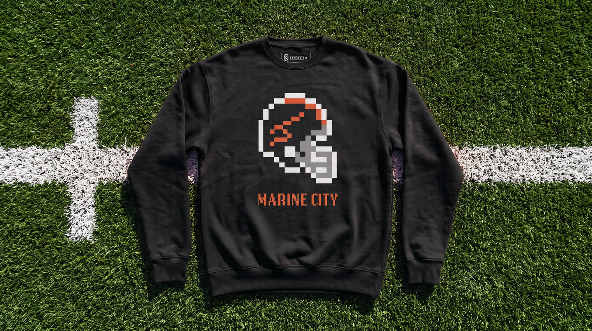 Marine City Football 8 Bit - Sweatshirt