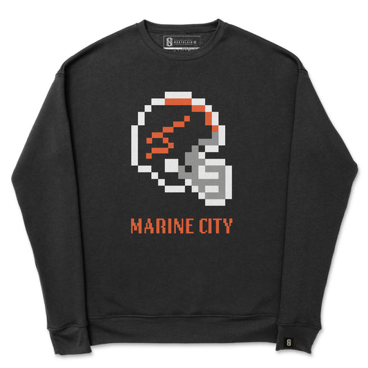 Marine City Football 8 Bit - Sweatshirt