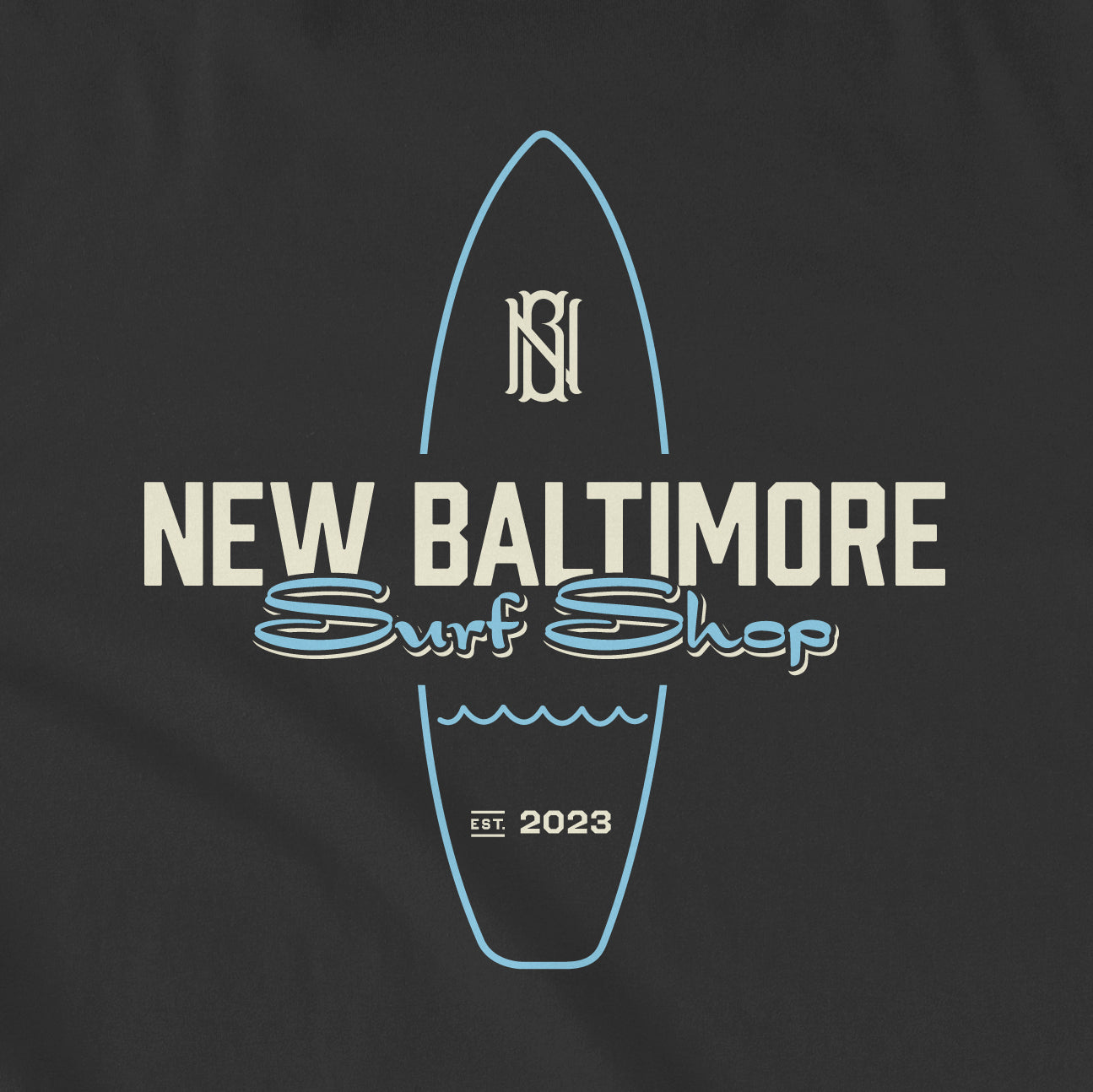 NB Surf Shop Logo - Long Sleeve